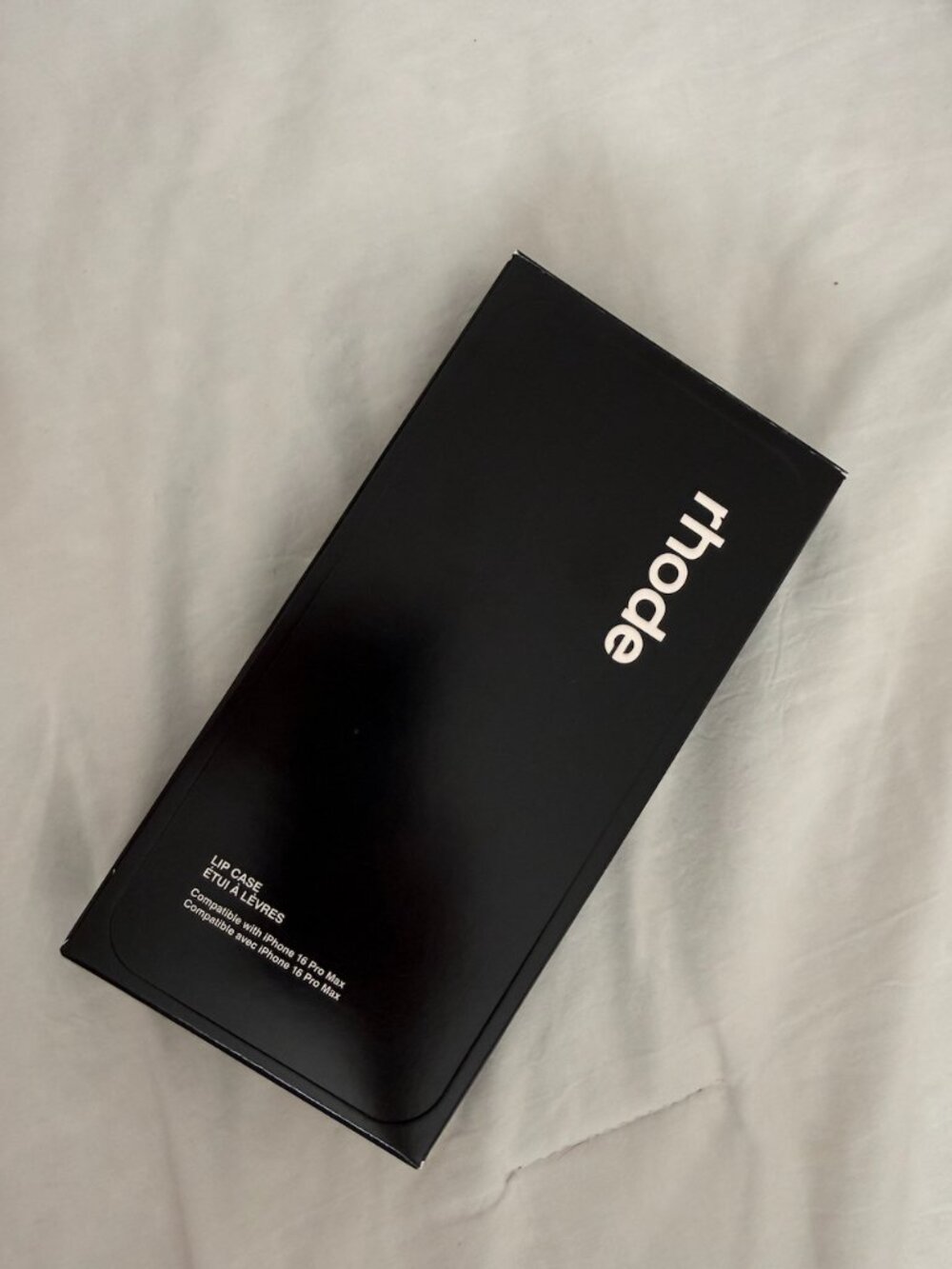 Rhode Lip Case Black iPhone 16 Pro Max – NEW Sealed in Plastic